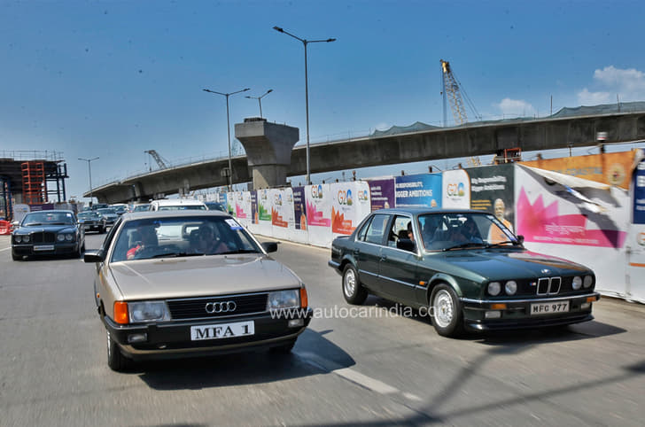 This particular Audi 100 belongs to Ravi Shastri which was awarded to him at the 1985 Benson and Hedges World Championship of Cricket.